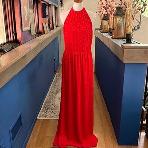NWT Red sequin elegant gown size 12